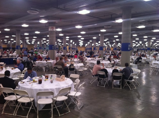 The breakfast and lunch hall